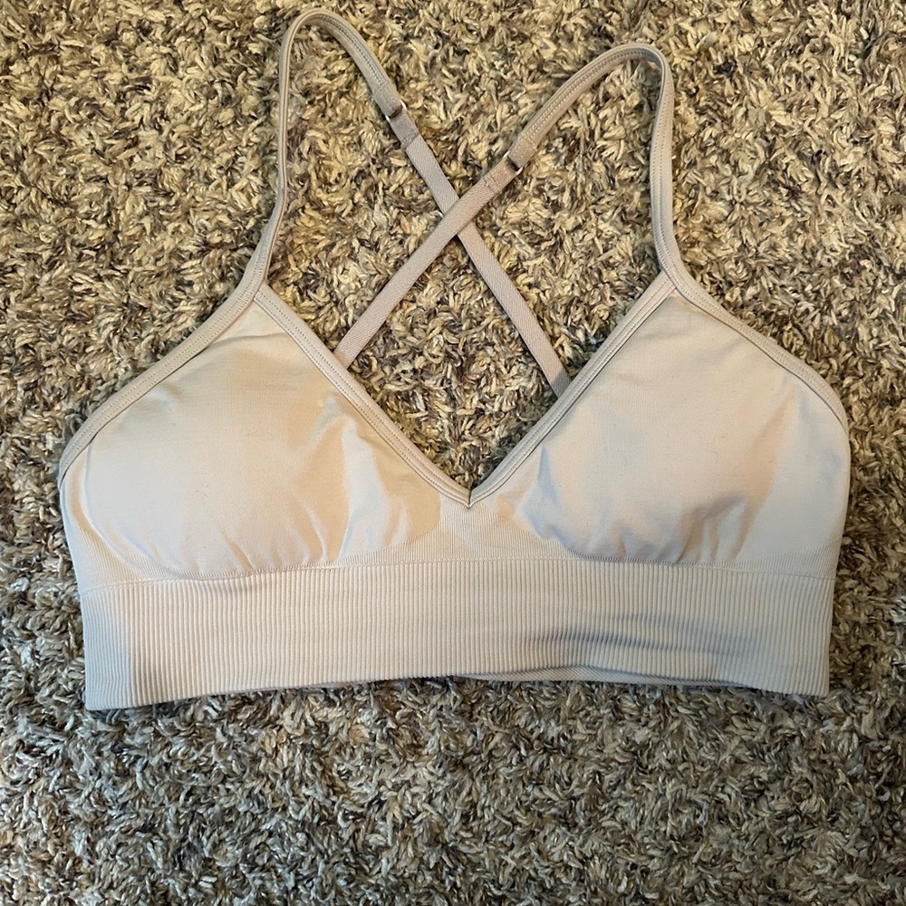 Lululemon Light Gray Bralette
